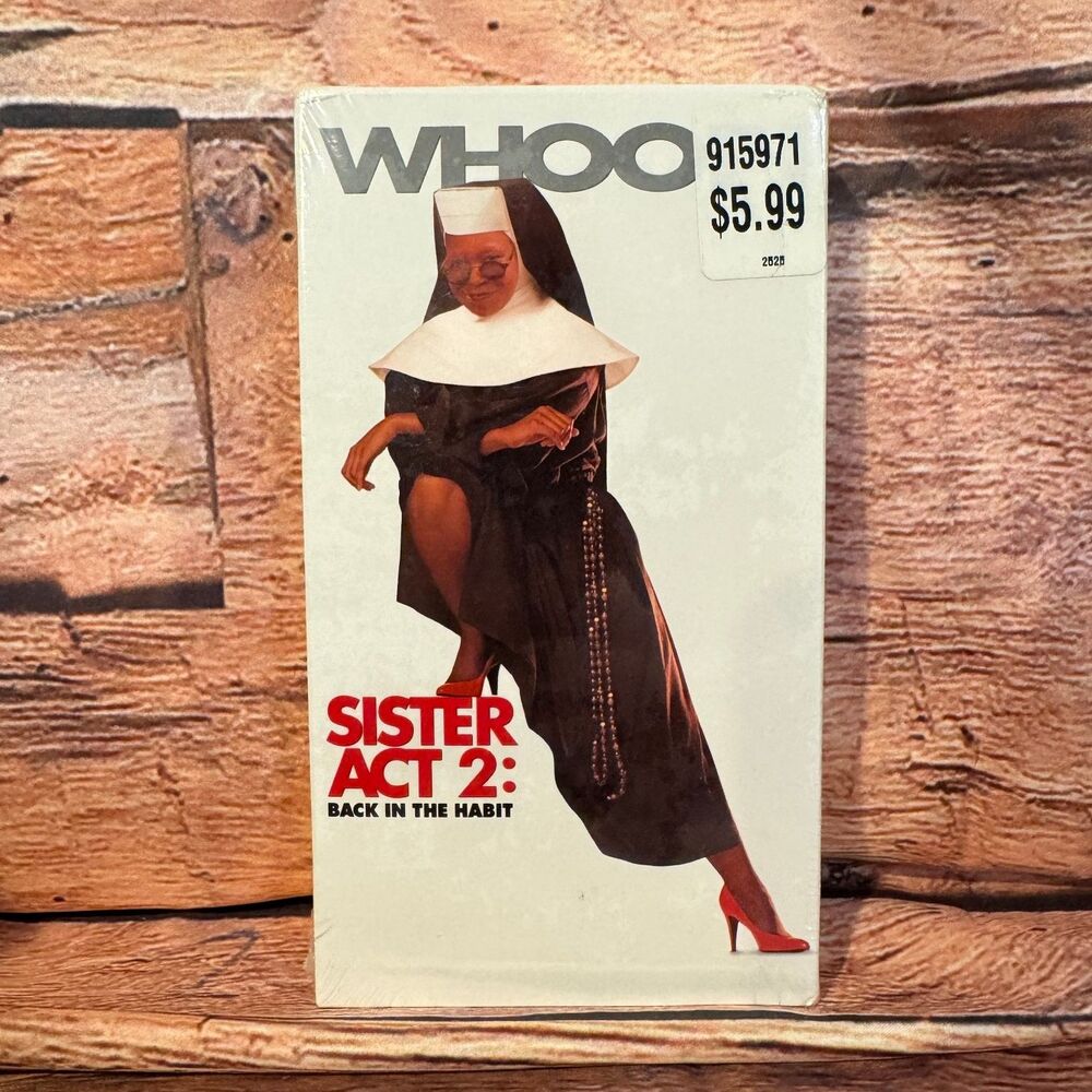 Sister Act 2: Back in the Habit VHS 1994 Whoopi Goldberg, Hi-Fi Stereo